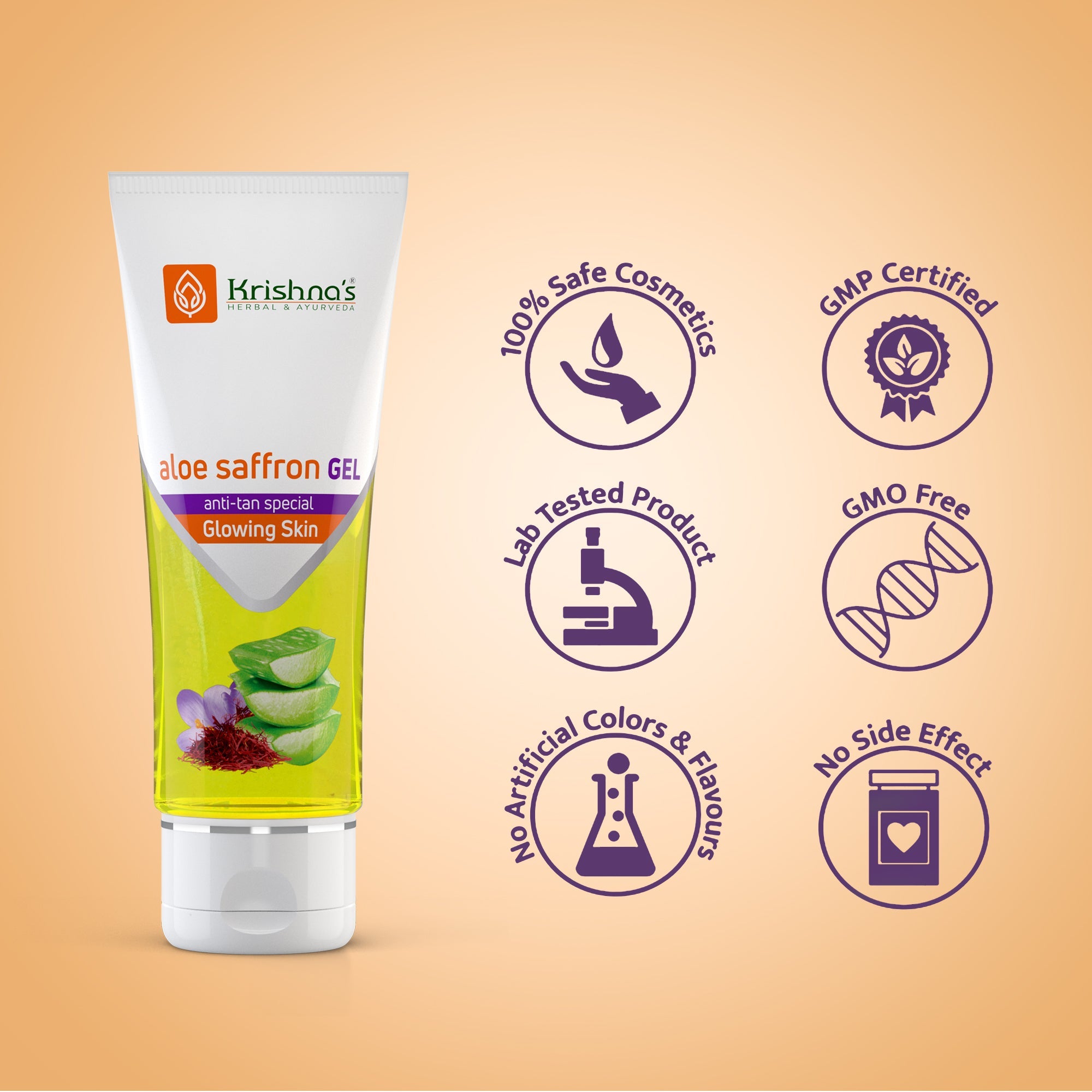 Aloe Saffron Gel